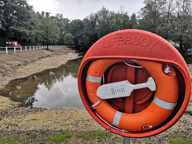 Hurst village pond lifebuoy